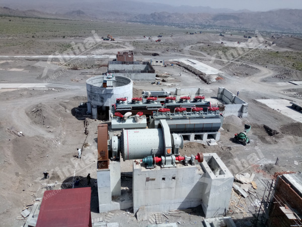 金礦尾礦干堆處理